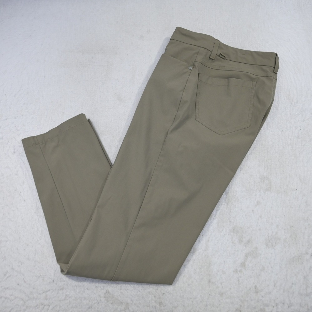 VRST Commuter Pants Mens 30x32** Beige Slim Fit Stretch 5-Pocket Golf Chino